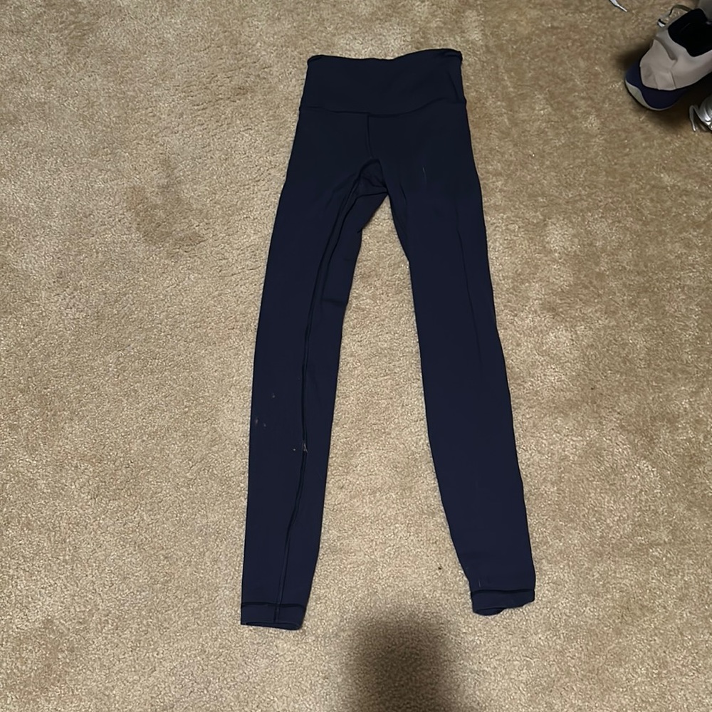 Navy blue lululemon leggings